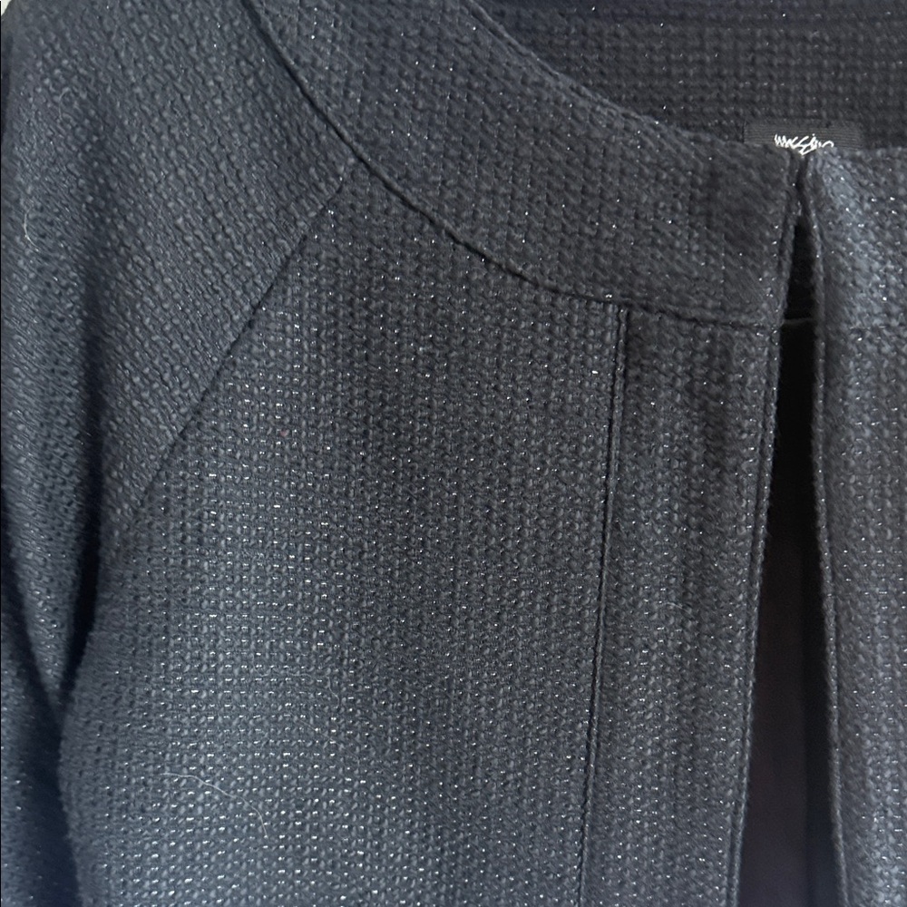 Vintage Look Mossimo Cropped Black Jacket size M - Picture 3 of 12